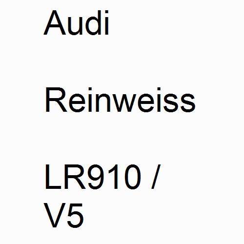 Audi, Reinweiss, LR910 / V5.